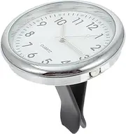 ULTECHNOVO 7 Sets Car Luminous Clock Pocket Clock Analog Clock for Car Dash Auto Mini Dashboard Clock Car Vent Clocks Light Clock Car Clocks Adhesive Car Clock White Glass
