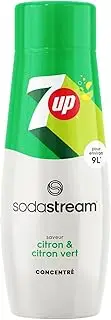 [sodastream] 7UpSoda Drink Mix | For Soda Makers; turns 54 Litres of Fizzy Water into delicious 7Up| Makes 216 Servings | 440ml, Pack of 6