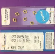 6pc WALTER CPGT 050204-PM2 CPGT 1.8(1.5)1 PM2 Carbide Inserts 9610Machinist