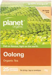 Planet Organic Herbal Tea Bags Oolong 25pk