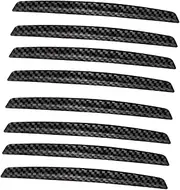 TOPPERFUN 8Pcs Car Door Bumpers Durable Rearview Mirror Protectors Scratch Resistant Edge Guards for Car Side Doors Collision Guards for Protection