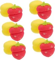 OATIPHO 12pcs Adorable Hair Rollers Sponge Curlers for Sleep Soft Comfortable Styling Tools for Fashionable Curls Gentle to Use Hair Curling Tools for Defined Waves
