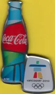 2010 Vancouver Coke Olympic Games Mark Sponsor Pin