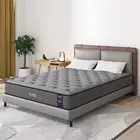 Double Hybrid Mattress Mattress Pocket Springs Eurotop with Gel Memory Foam Matt