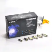 17pcs Ice Blue for BMW E46 Estate Full LED Interior Light Kit Error Free