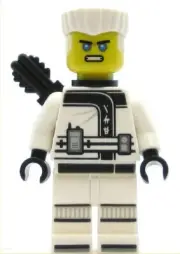LEGO Ninjago Minifigure Zane - The Ninjago Movie (70617) (Genuine)