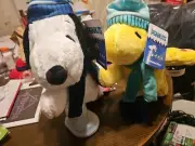 Peanuts Animated Plush Woodstock & Snoopy Skating.. Cvs