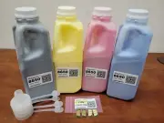 (450g/400g) 4 Toner Refill for Konica Minolta MagiColor 8650 DN + 4 Chips (110v)
