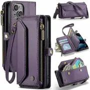 CaseMe Phone Case for iPhone 13 mini 5.4 inch Leather Cases