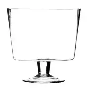 Glass Trifle Bowl Footed Pedestal Traditional Trifle Bowl Boxed New