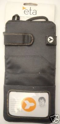 New ETA Checkmate Travel Wallet / Boarding Pouch & Passport Holder - Grey