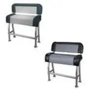 Relaxn Fixed Centre Console Anodised Alloy Frame White/Grey