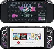 YOCORE Cute Slim Switch OLED Protective Case Cover | Dockable Protective Case Compatible with Switch OLED,Anti-Scratch and Shock-Absorption Design Cover Skin -L&D&R