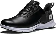 [FootJoy] Men's Fj Fuel Golf Shoe, Black/Black/White, 13