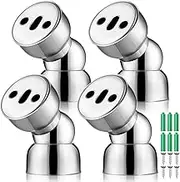 4 Pieces Mini Powerful Magnetic Doorstop, Stainless Steel Door Magnetic Door Stopper Heavy Duty Magnetism Holder for Bedroom Bathroom Kitchen Home Office