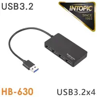 在飛比找momo購物網優惠-【INTOPIC】HB-630 4孔 USB HUB集線器(