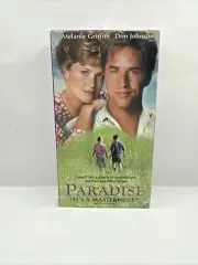 1991 PARADISE Melanie Griffith VHS Tape, COMPLETE/TESTED SEE PHOTOS (VHS4)