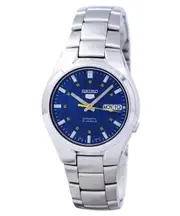 Seiko 5 Sports Automatic 21 Jewels Blue Dial Stainless Steel SNK615K1 Mens Watch