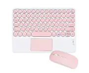 1 set Bluetooth Keyboard Bluetooth mouse with Touchpad，Rechargeable Portable Wireless Bluetooth Tablet Keyboard