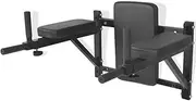 Wall-Mounted Fitness Dip Station Black,Power Towers 7KG-91368