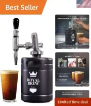 The Original Royal Brew Nitro Cold Brew Coffee Maker - Gift for Coffee Lovers...