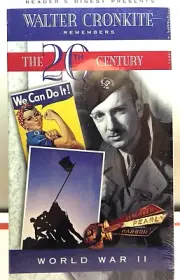 Walter Cronkite Remembers The 20th Century World War II Reader's Digest 1997VHS