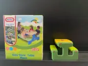 Miniverse Little Tikes Series 1 Mini Barbie Doll Toy ** EASY STORE PICNIC TABLE