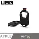 UAG AirTag 矽膠金屬保護套-黑