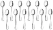Easonove Demitasse Espresso Spoons, 12-Piece Mini Coffee Tiny Stainless Steel Spoons for Dessert, Tea, Appetizer (4.7Inch)