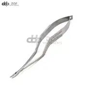 YASARGIL Micro Bayonet Needle Holder Plain 8'' Curved Surgical Instru DS-1385