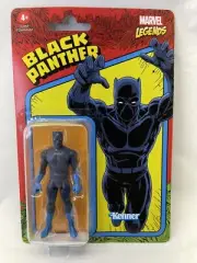 Marvel Legends Retro Series Black Panther 3.75" Action Figure on Cardback