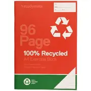 Studymate A4 70gsm 8mm Ruled Recycled Exercise Book 96 Page