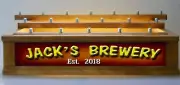 COLOR LED -18 BEER TAP HANDLE DISPLAY PERSONALIZED BREWERY BAR SIGN