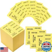 Kosiz 504 Sheets 5 Bid Raffle Ticket with Different Numbers Per Sheet Chinese