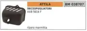 Protection Muffler Attila Trimmer Axb 5616F 038707