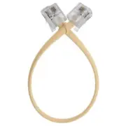 2 Foot RJ11 Modular Phone/Telephone Wire Line Flat Cord/Cable 6P4C IVORY 2' 2ft.