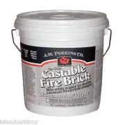 AW Perkins 240 Castable Fire Brick Refractory Cement 12.5 lb Dry mix clay