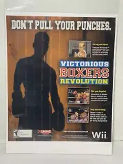 2007 Victorious Boxers Revolution Video Game Vintage Print Ad Xseed