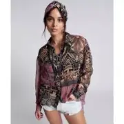 One Teaspoon Kaleidoscope Lunar Shirt in Prismatic Size XS NWT