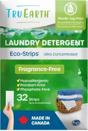 Laundry Detergent Sheets - up to 64 Loads (32 Sheets) - No Plastic Ju