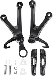 Motorcycle Rear Passenger Footrest Foot Pegs Bracket Set Compatible With Suzuki GSXR 1000 2017-2019 18