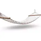 Gardeon Cotton Polyester Rope Swing Hammock Bed Cream