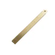 15Cm Brass Straight Ruler for School Office Stationery Metal Painting Drawing Tools Chancery Measuring Ruler Bookmark
