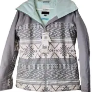 Roxy Snow Jacket Women's M Dryflight Warmflight Galaxy Print Block Aztec Ski NWT
