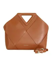[Belle & Bloom] Love Locked Handbag in Camel