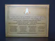 Star Trek Dedication Plaque Eaglemoss Starship NCC-1701-D USS Enterprise