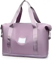 Expandable Gym Bags, Duffle Bags for Sports and Weekend Travel, Large Capacity Lightweight Overnight Bags for Men and Women, Travel Duffel Bags, Sports Tote Bag Hand-held Gym Bags