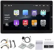 Brilluxa GPS Display, Navigation Screen, Auto Multimedia Player 10.1in, Offline Maps Radio Video Unit, Multi-Language Support Device