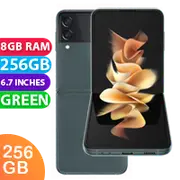 Samsung Galaxy Z Flip 3 5G (256GB, Phantom Green) - Refurbished (Excellent)