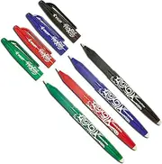 Pilot Pen Frixion Erasable Rollerball Pen - Assorted Colours (Pack of 4)